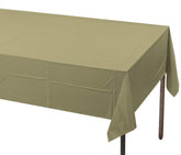 Green Tea Plastic Tablecover 54in X 108in